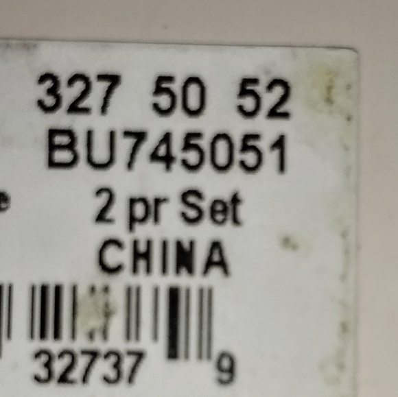 Chrystina Two-Tone Crystal Hoop Earring Set - Picture 8 of 8